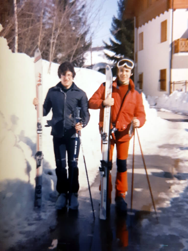 Febbraio 1986 - Luigi Alberisio e Marco Botti di ritorno dalla Mulgata