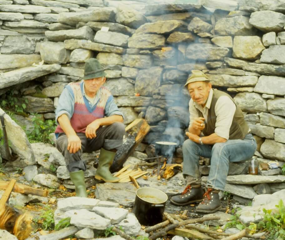 Pastori sugli Alpeggi di Macugnaga