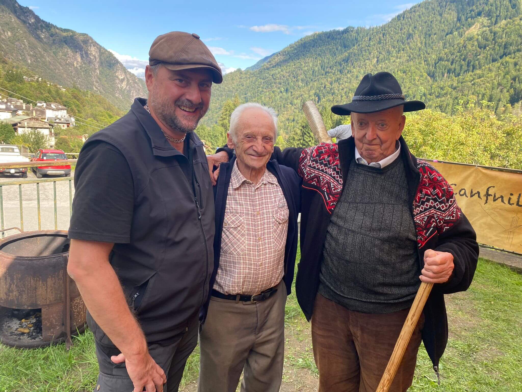 Remo e Giancarlo con Alessio Cusano
