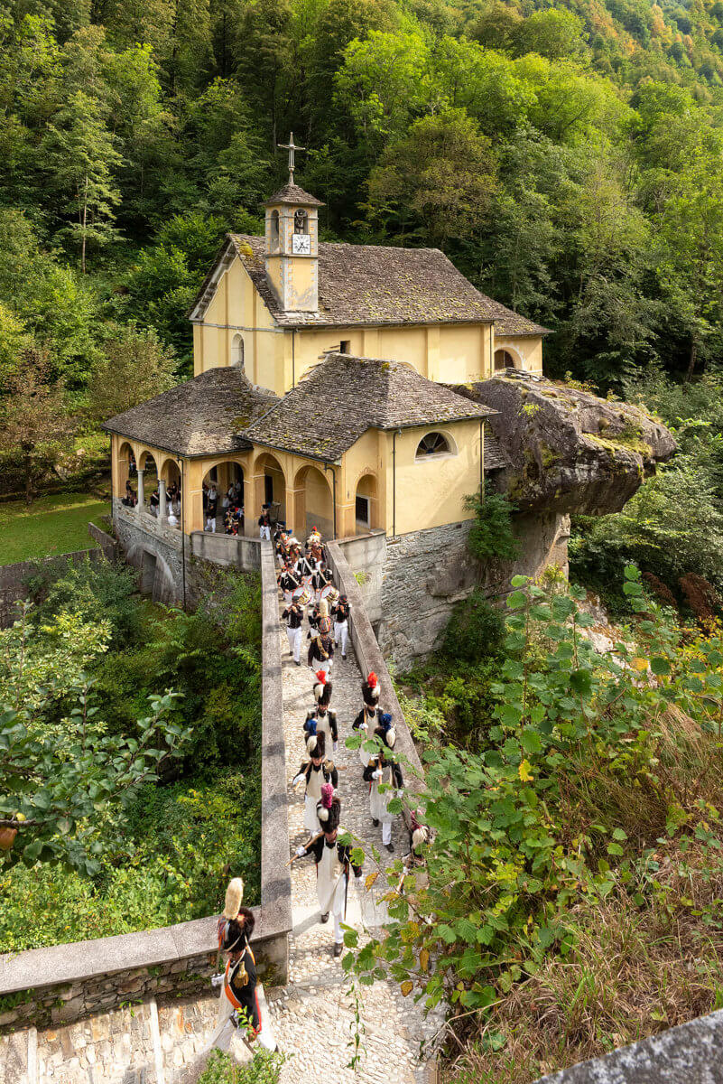 Milizia Calasca al Santuario Gurva