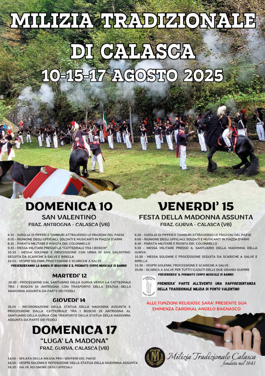 Manifesto Feste Calasca 2025