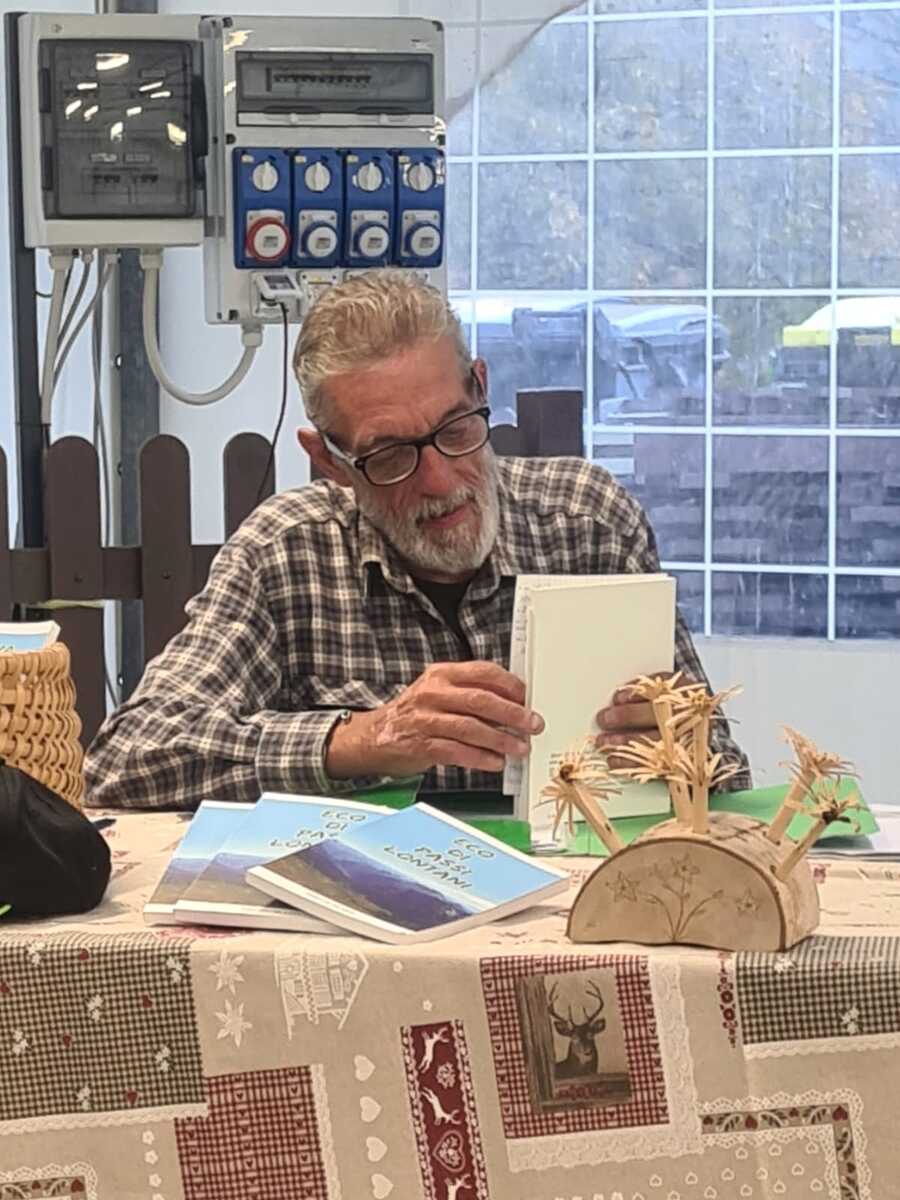 Ferruccio Del Zoppo durante la Presentazione del suo libro