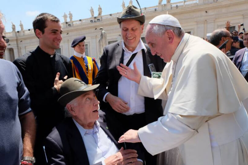 Roma   Fernando Con Papa Francesco