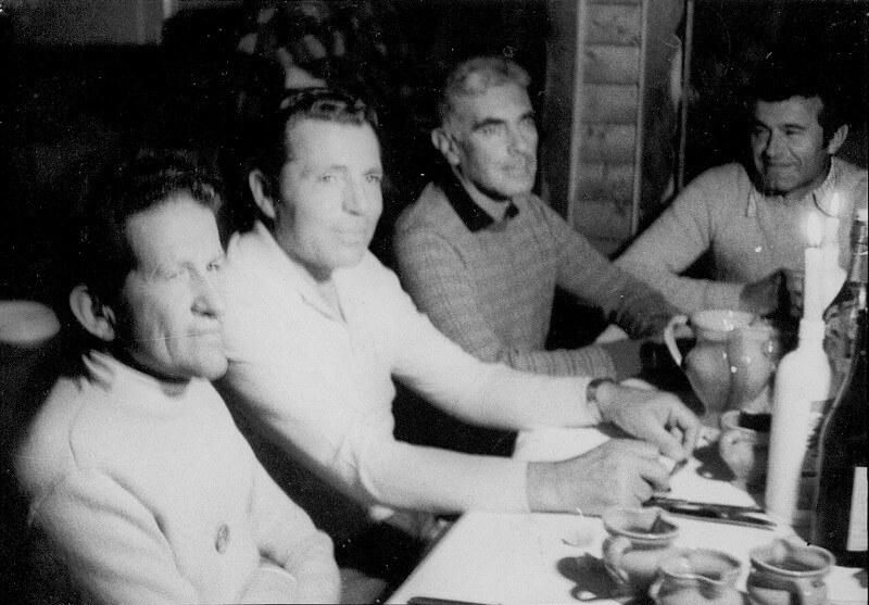 Gaston Rébuffat - Achille Compagnoni - Franco Pace e Chino Muraro - 1972 Centenario prima salita del Monte Rosa