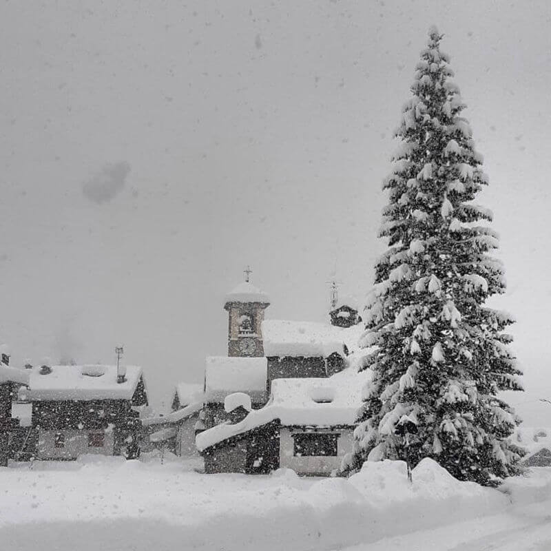 Macugnaga Sotto La Neve Di Novembre Ph Residence Weissthor