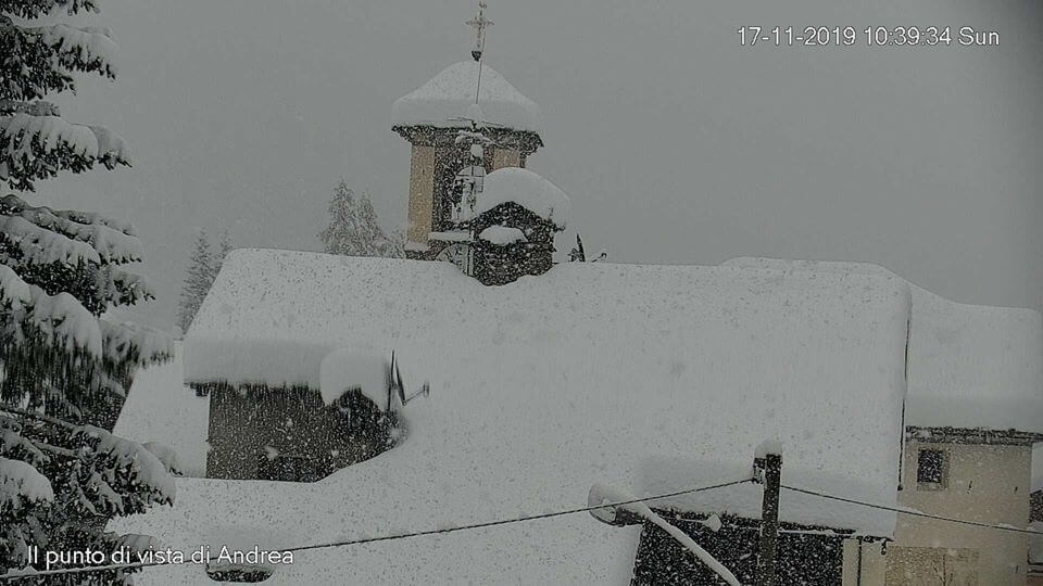 Macugnaga Sotto La Neve Di Novembre Ph Webcam   Il Punto Di Vista Di Andrea