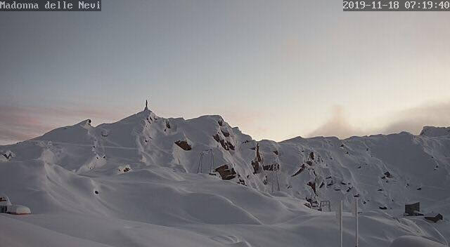 Macugnaga Sotto La Neve Di Novembre Webcam   Passo Del Moro