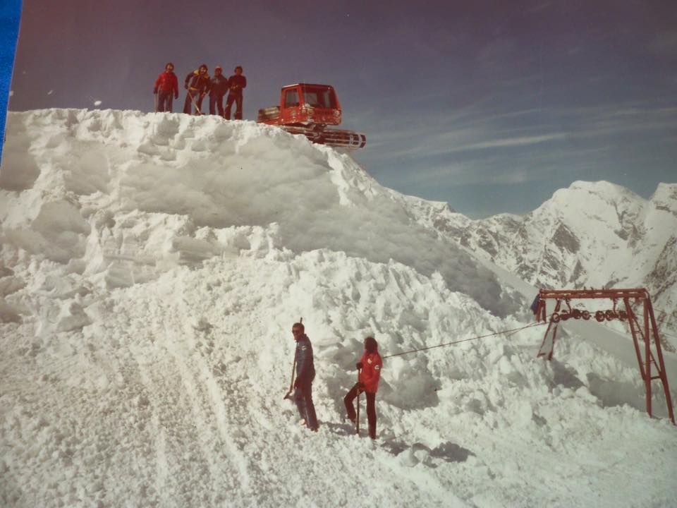 Un pò di neve al Moro negli anni '70