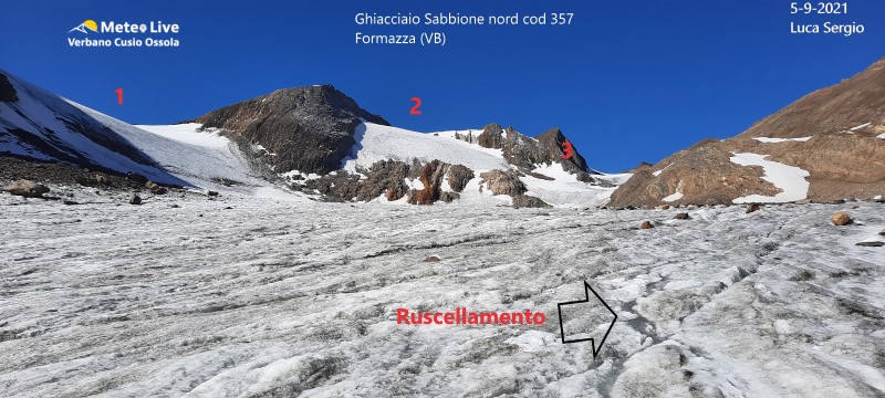3 - Il Ghiacciaio Sabbioni Nord In Tre Anni ha perso 14 Metri
