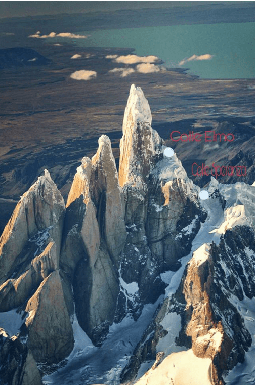 Cerro Torre e campi previsti