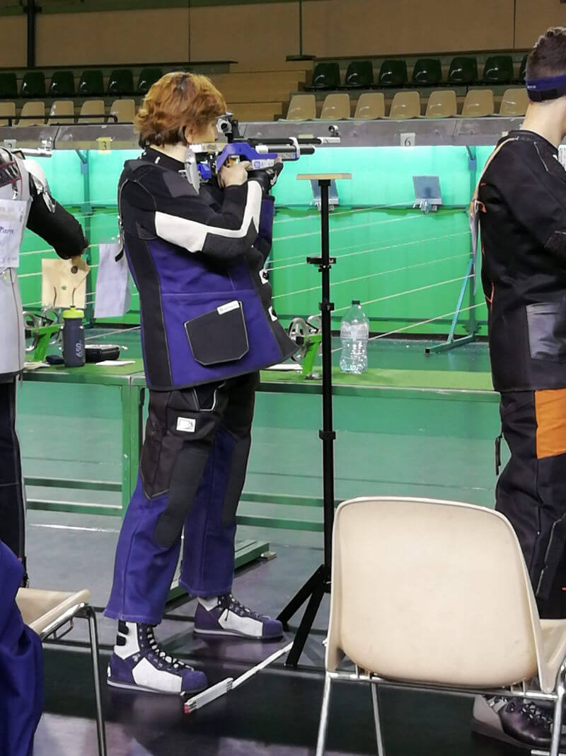 lucia pirazzi campionessa d europa di tiro con carabina