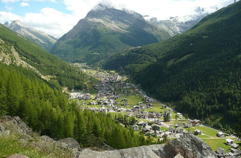 Saas Grund Foto Saastal Turism
