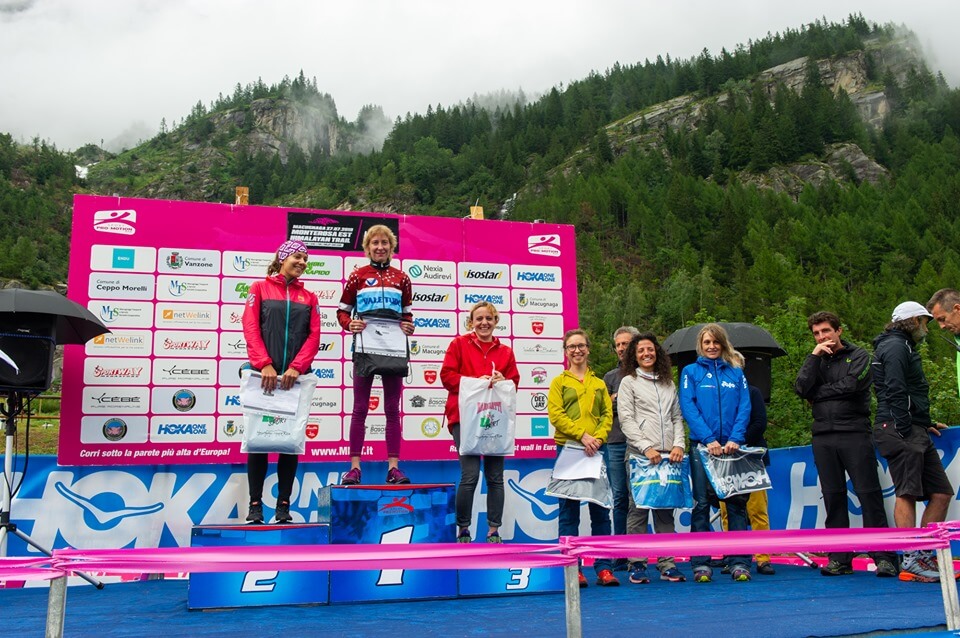 38k Femminile -  1° Cecilia Pedroni 2° Francine Zenhausern 3° Lia Maria Pozzi