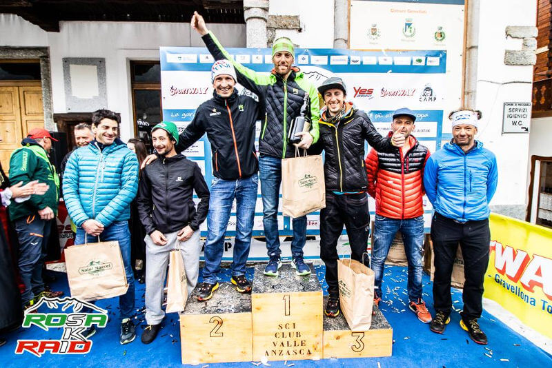 Rosa Ski Raid 2019, podio maschile Rosa Ski Raid 2019, podio maschile