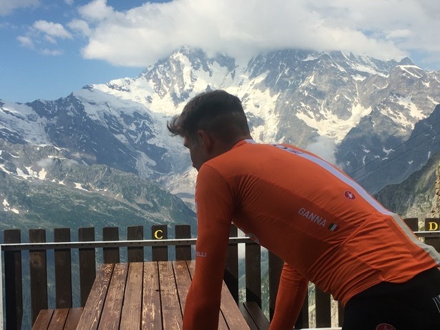 Filippo Ganna Campione Del Mondo A Macugnaga In Allenamento