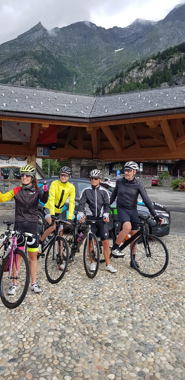 Partito Da Macugnaga Il Giro Del Piemonte Per La Sicurezza Del Ciclista