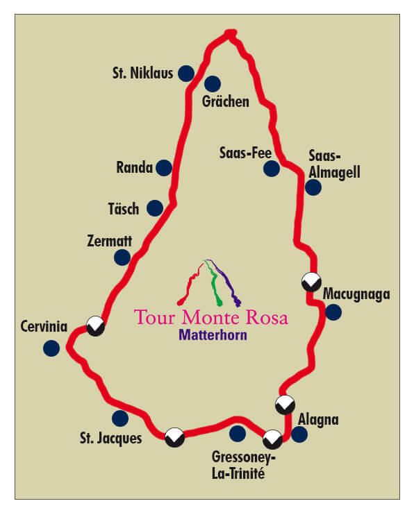 Sarà presentata la nuova cartina del “Tour del Monte Rosa”