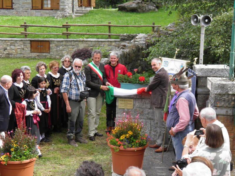 Foto 2. Inaugurazione sentiero Spagnolli
