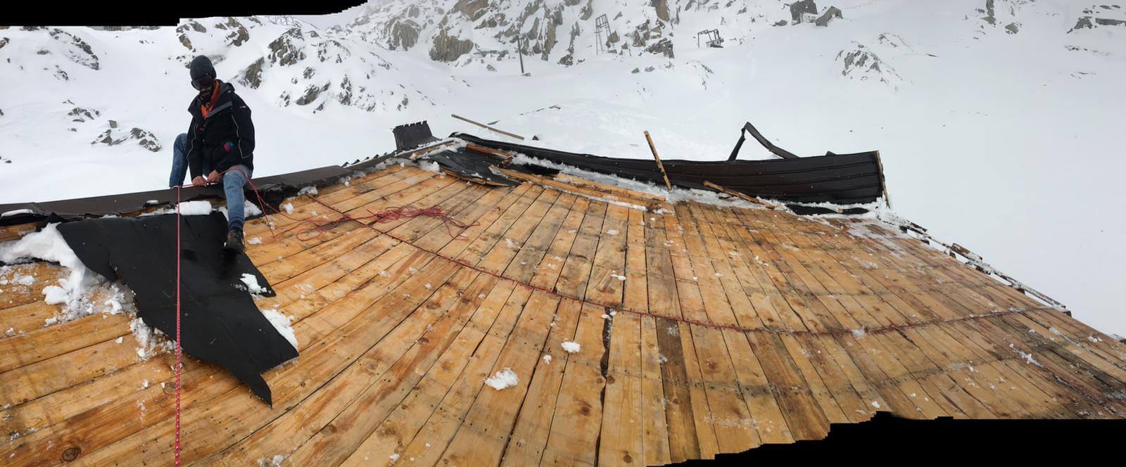 Rifugio Oberto Maroli Danneggiato Gravemente 2