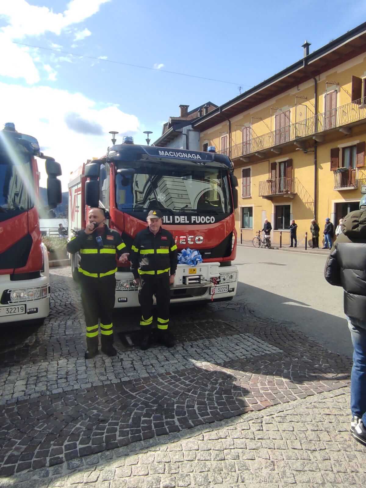 Arrivata A Macugnaga La Nuova Autopompa Dei Vigili Del Fuoco Volontari