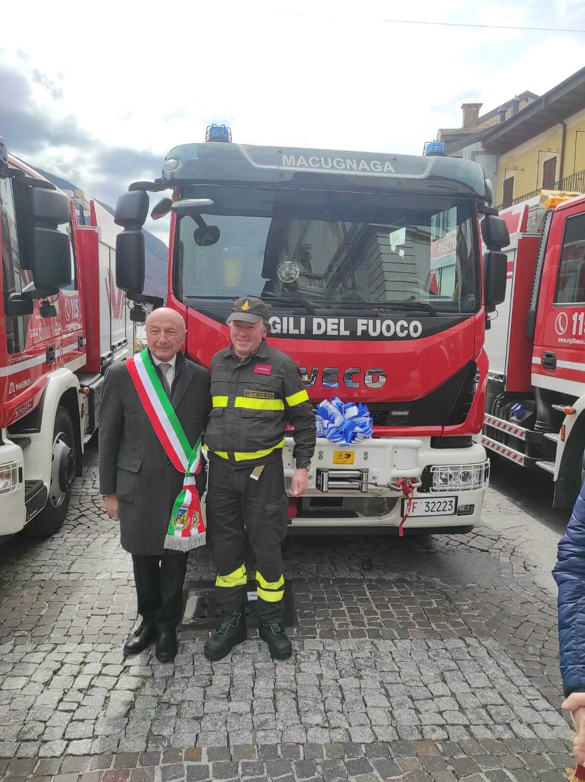 Arrivata A Macugnaga La Nuova Autopompa Dei Vigili Del Fuoco Volontari