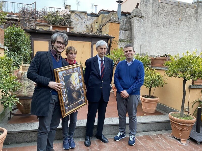 Copia del quadro Miracoloso Lasciata A Roma