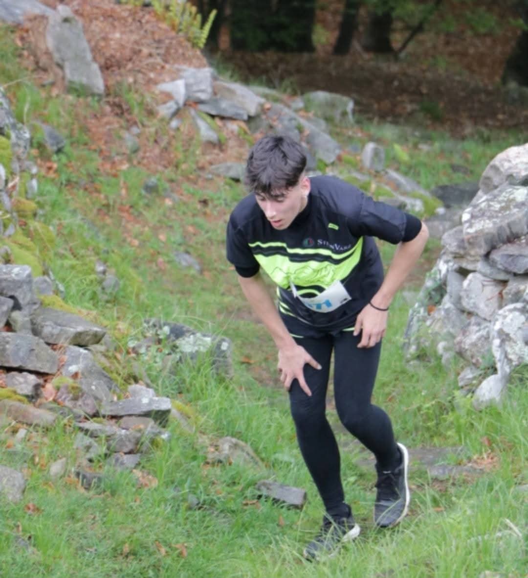 Giovanni Ghezza, squadra giovani ASD Cairasca, al Vertical di Beura