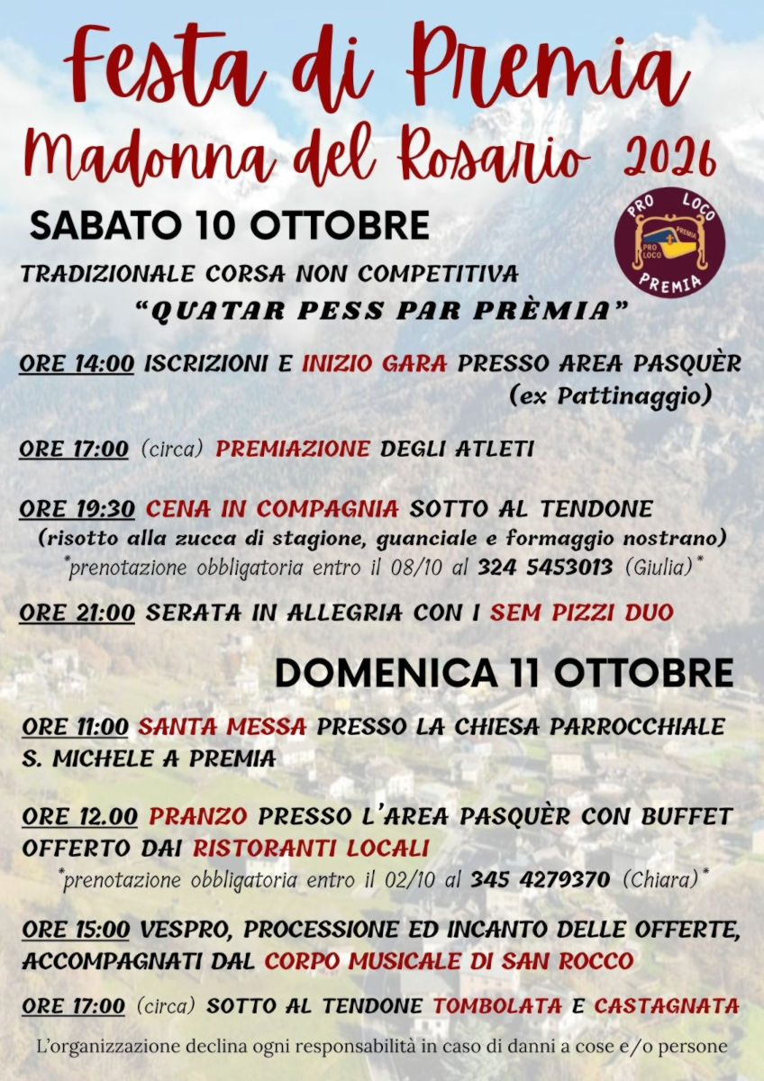 Festa Madonna Del Rosario 2026
