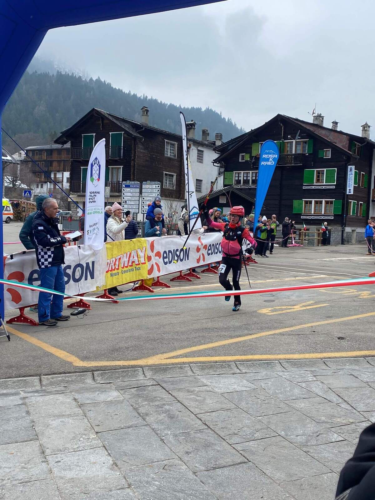 Arrivo Davide Magnini