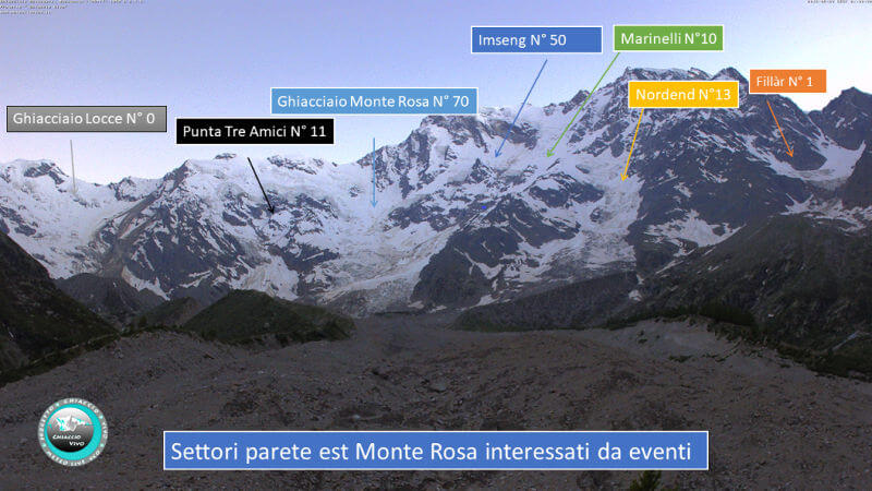 Foto 1   Settori Parete Est Interessati Da Eventi