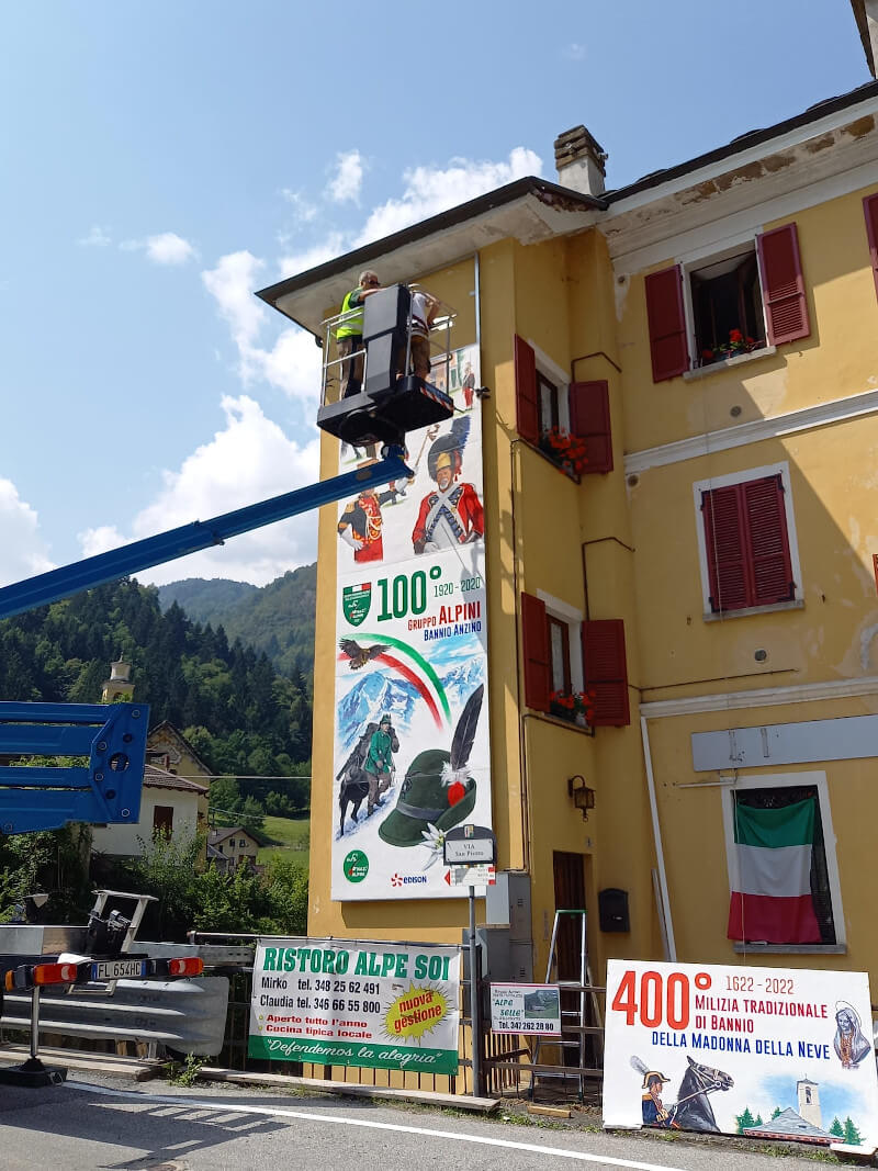 Bannio Anzino Anniversario Per Gruppo Alpini E Milizia Tradizionale