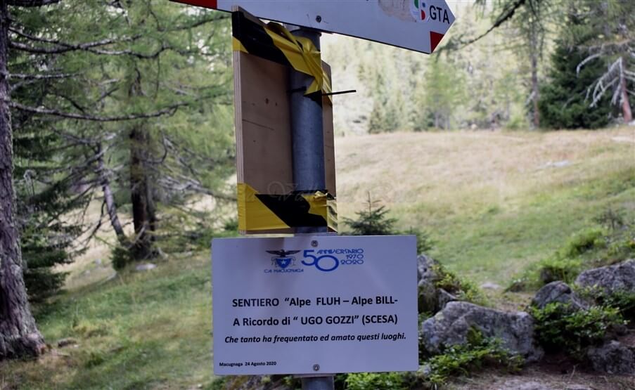 Inaugurato Il Sentiero Alpe Fluh Alpe Bill Foto Welter Ferrari