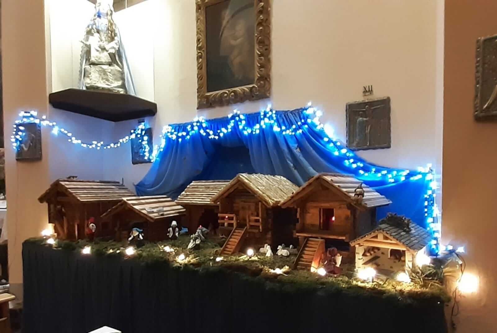 Presepe In Stile Walser Nella Chiesa Di Pecetto