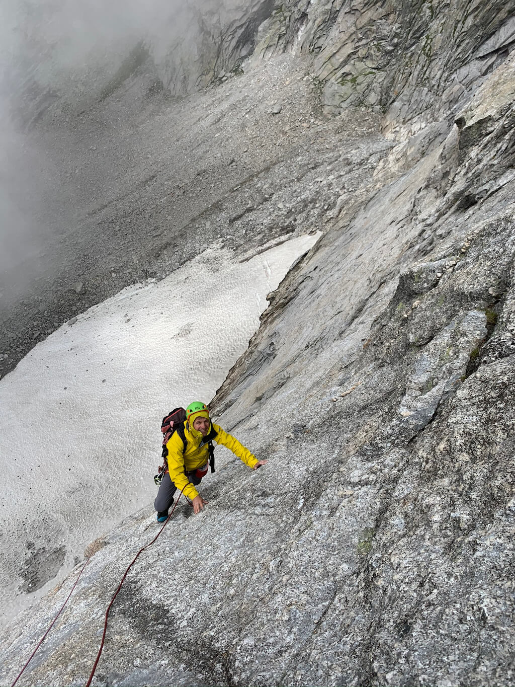 Una nuova via alpinistica sulla Punta Laugera