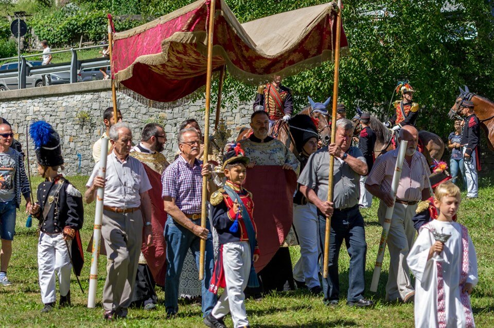 Festa Al Santuario Della Gurva Con La Presenza Della Milizia Tradizionale