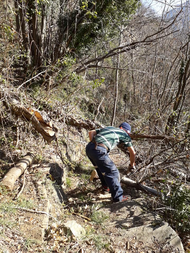 Volontari Ripristinano Lo Storico Sentiero Della Coloria