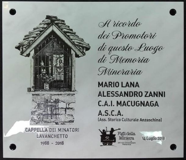 I 30 anni della Cappelletta dei Minatori al Lavanchetto