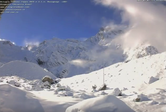 Time-lapse sul Monte Rosa