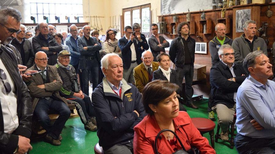 Figli della Miniera all'inaugurazione del Museo dell'Illuminazione Mineraria