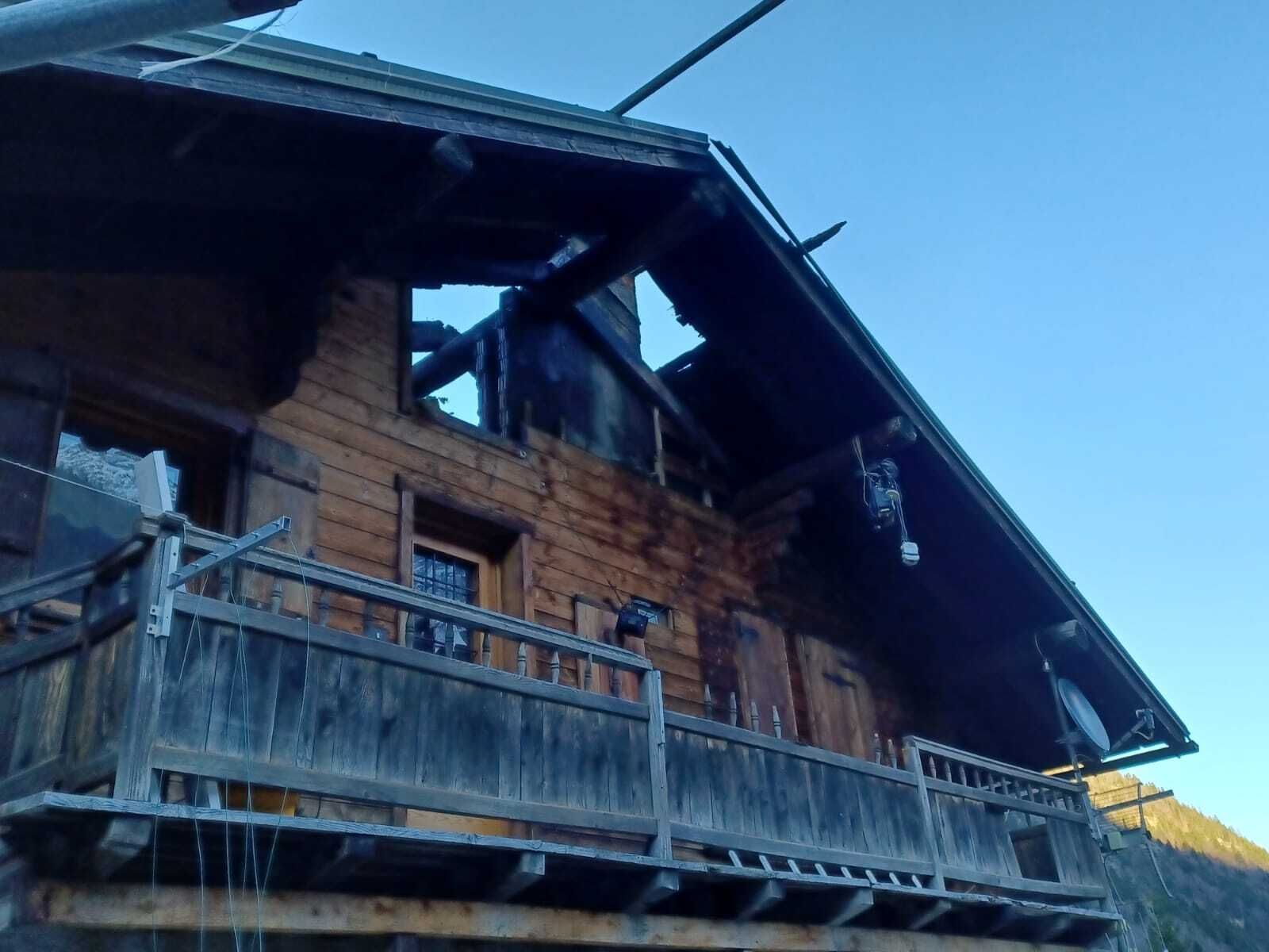 Impegnativo lavoro per i Vigili del Fuoco volontari di Macugnaga