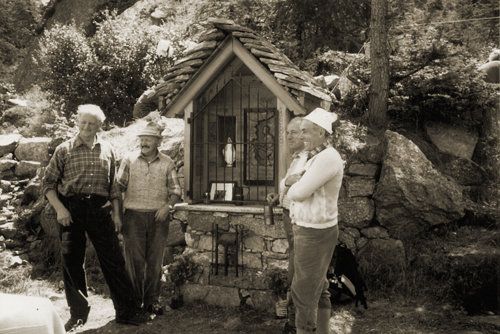 La Cappella del Lavanchetto in una foto d'epoca