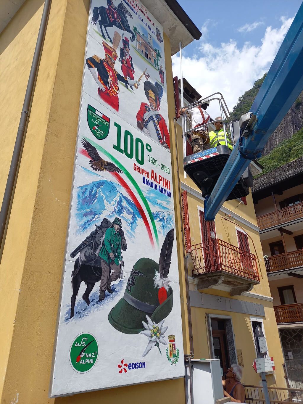 Bannio Anzino, anniversario per Gruppo Alpini e Milizia Tradizionale