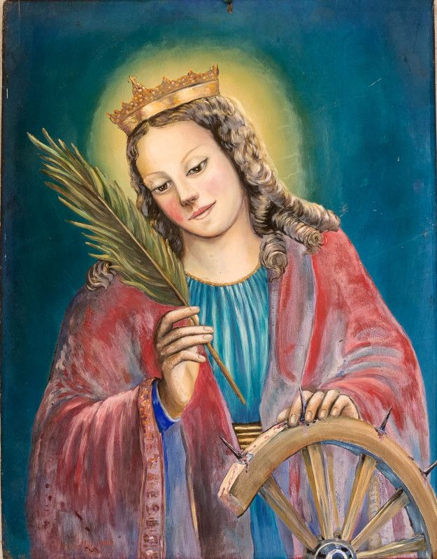 Piedimulera, tornato al suo posto il quadro di Santa Caterina