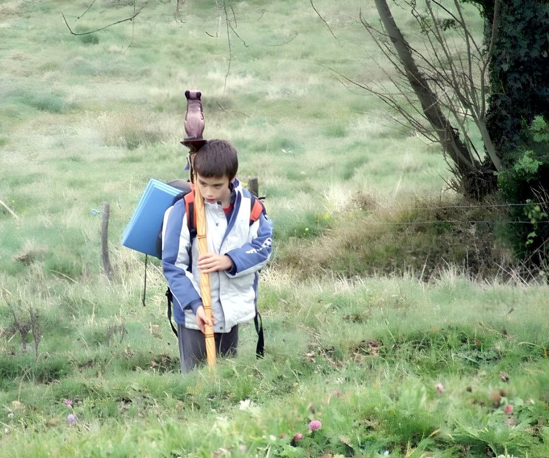 Un giovanissimo Leandro Rinaldi degli Scout Zogno1