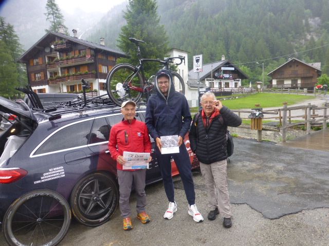 Filippo Ganna torna ad allenarsi in quota a Macugnaga