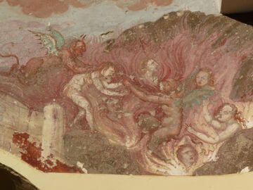 Affreschi della chiesa di Castiglione, storie e leggende