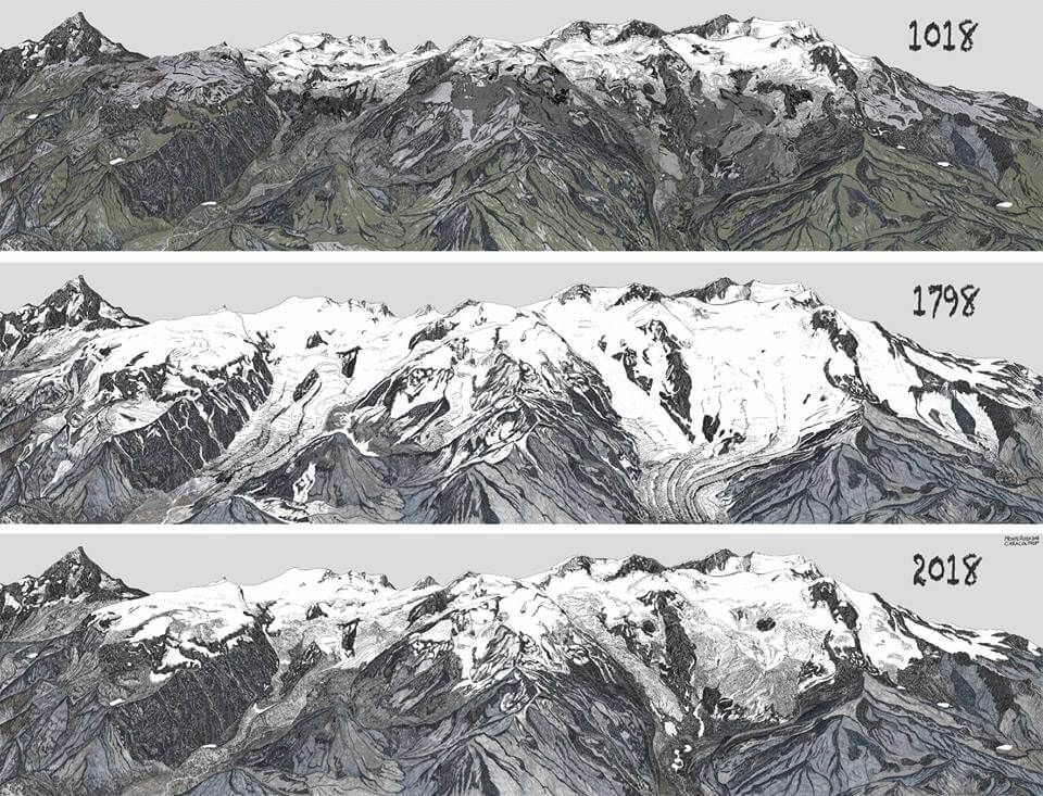 Il ghiacciaio del Monte Rosa come non l'avete mai visto