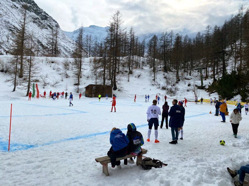 Triangolare di calcio al Belvedere