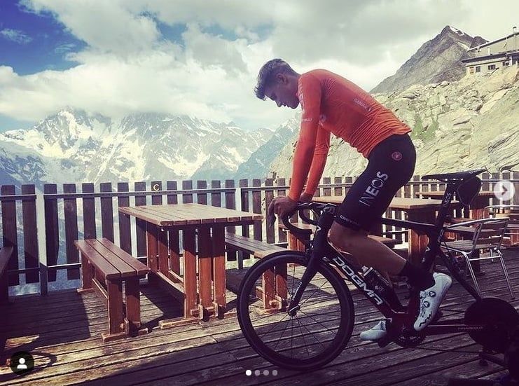 Concluso il ritiro in quota di Filippo Ganna