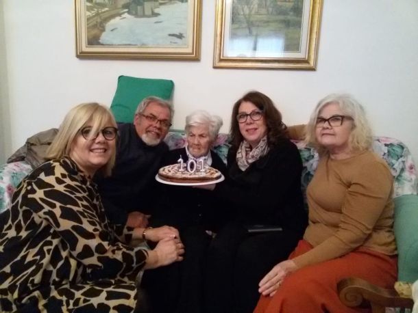 Auguri a Giuseppina Bianchi, 101 anni